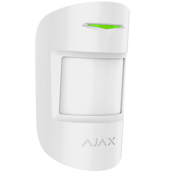 AJAX | Bewegungsmelder | Innenbereich | Glasbruchmelder | Tierimmun | Weiß | CombiProtect 